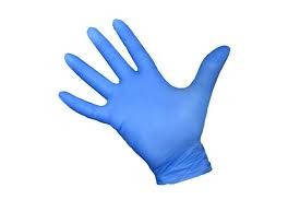 Guantes de vinilo azul sin polvo (100 Uds.)