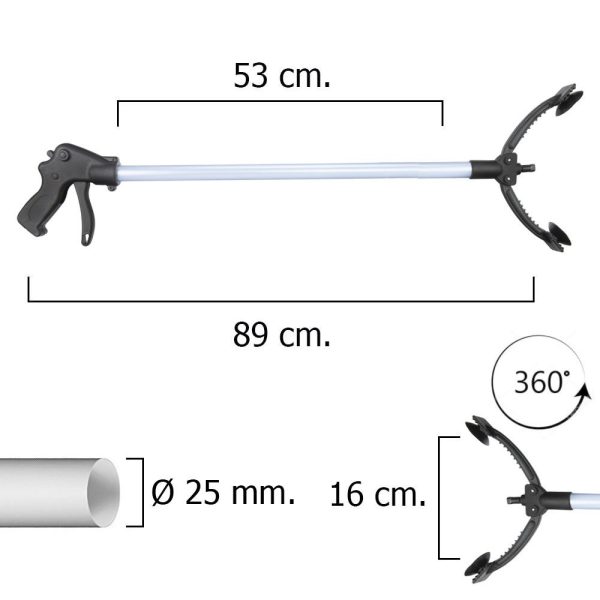 Pinza coge-objetos de 89 cm