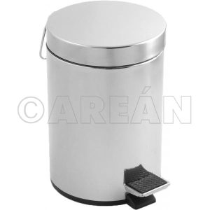 Cubo de basura en acero inoxidable con pedal 3 L